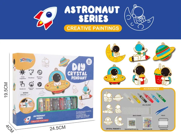 DIY Keyring Painting Kit - SparkleArt-Space SET-State of Style