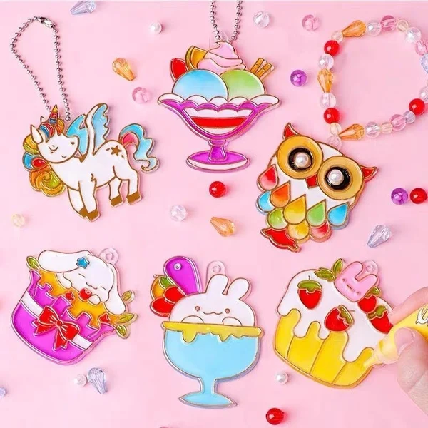 Do-It-Yourself Keyring Painting Kit - SparkleArt-Christmas-State of Style