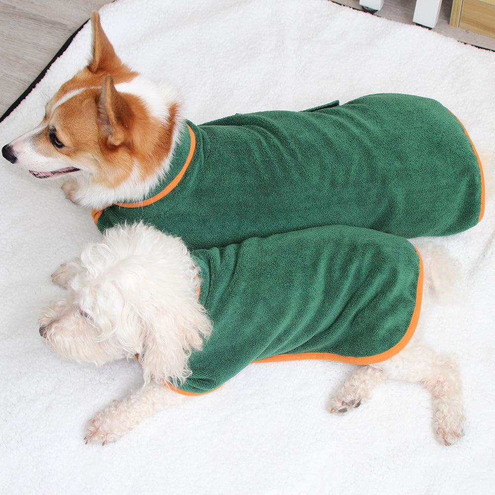 Dog bathrobe - DryPaws-Grey-S-State of Style