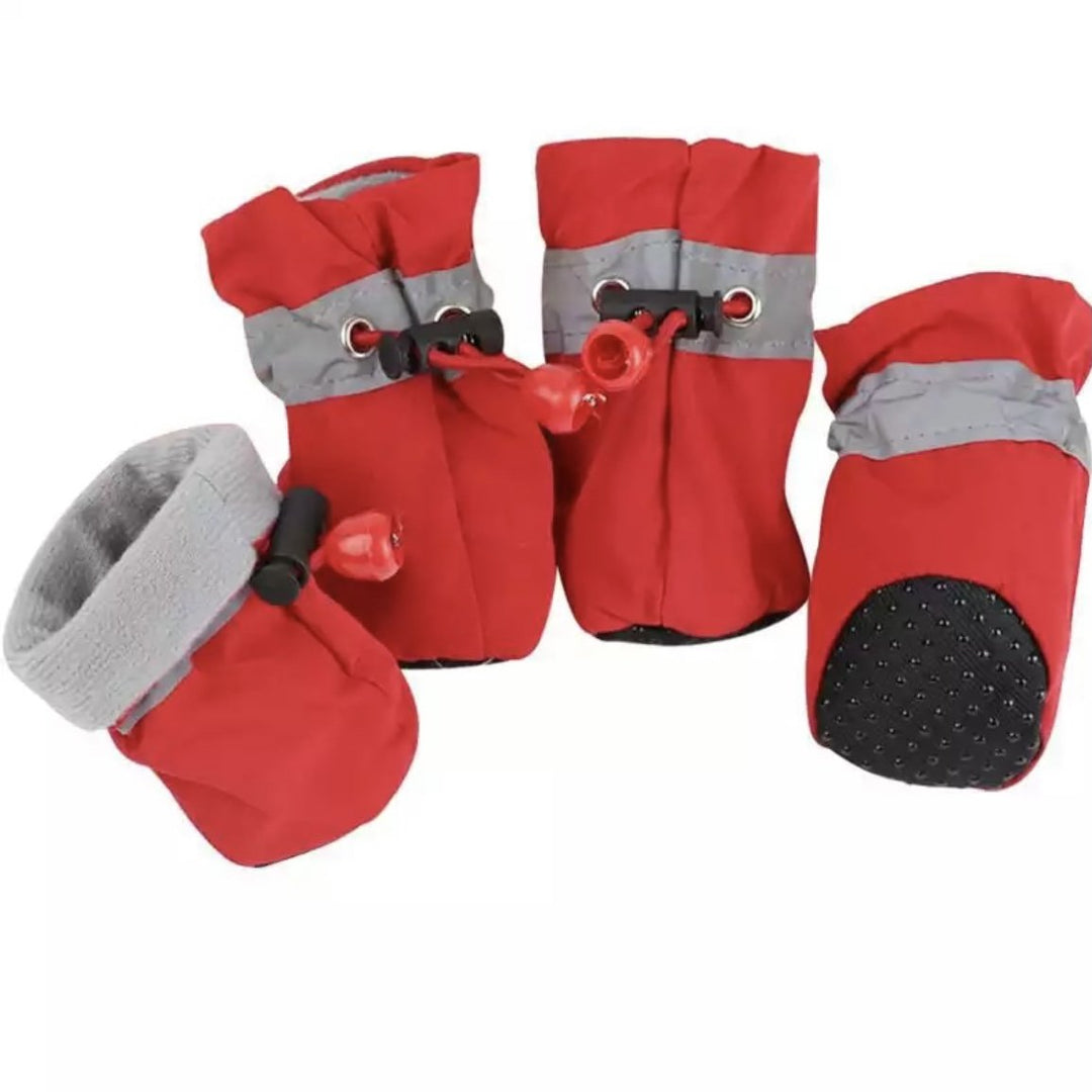 Dog Boots - Pawsome Winter Walkies-Red-XS 1 - 2 kg-State of Style