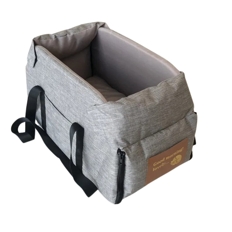 Dog Car Safety Travel Bag - SafePaws-Grey-State of Style
