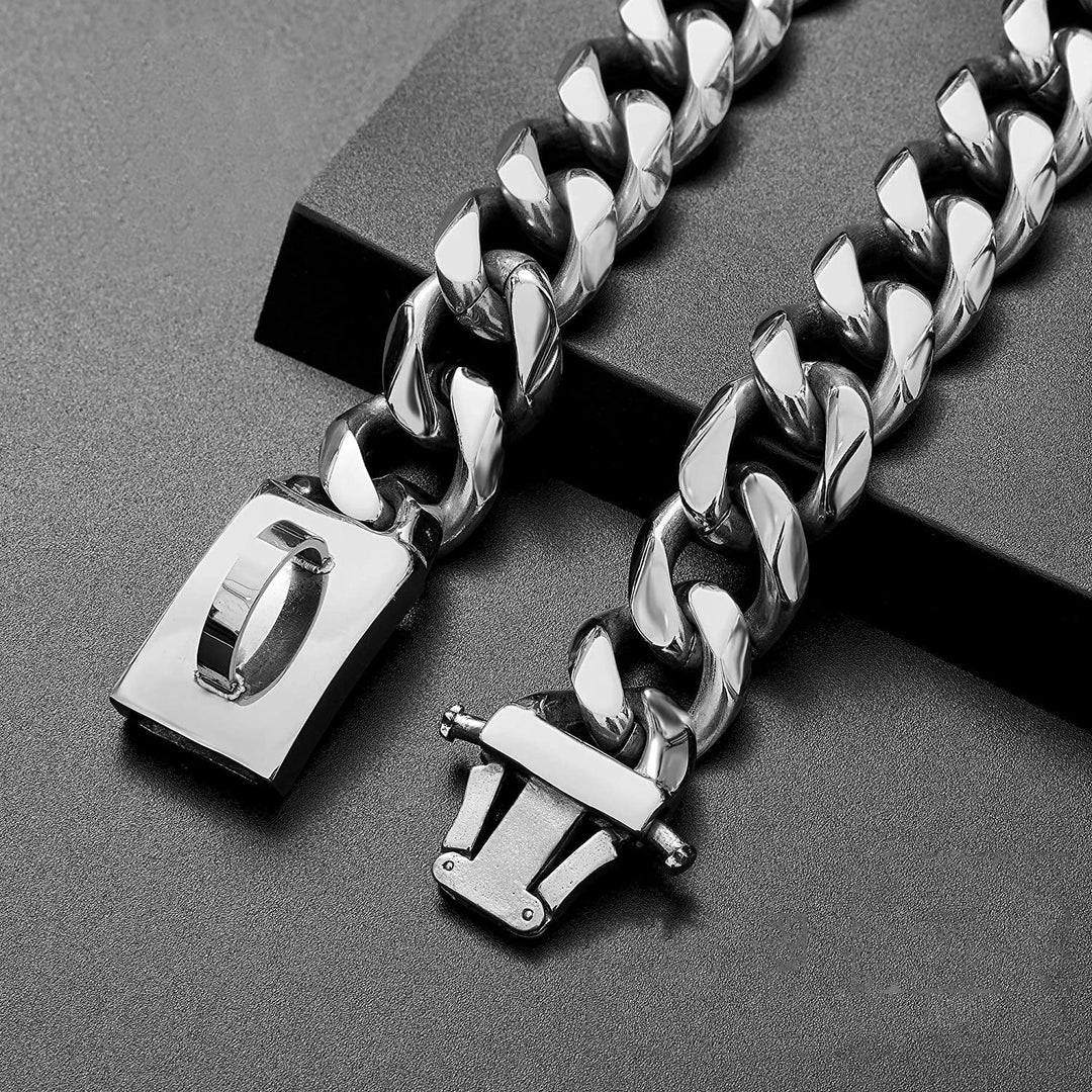 Dog Collar - TitanSteel-Gold-45 cm-State of Style