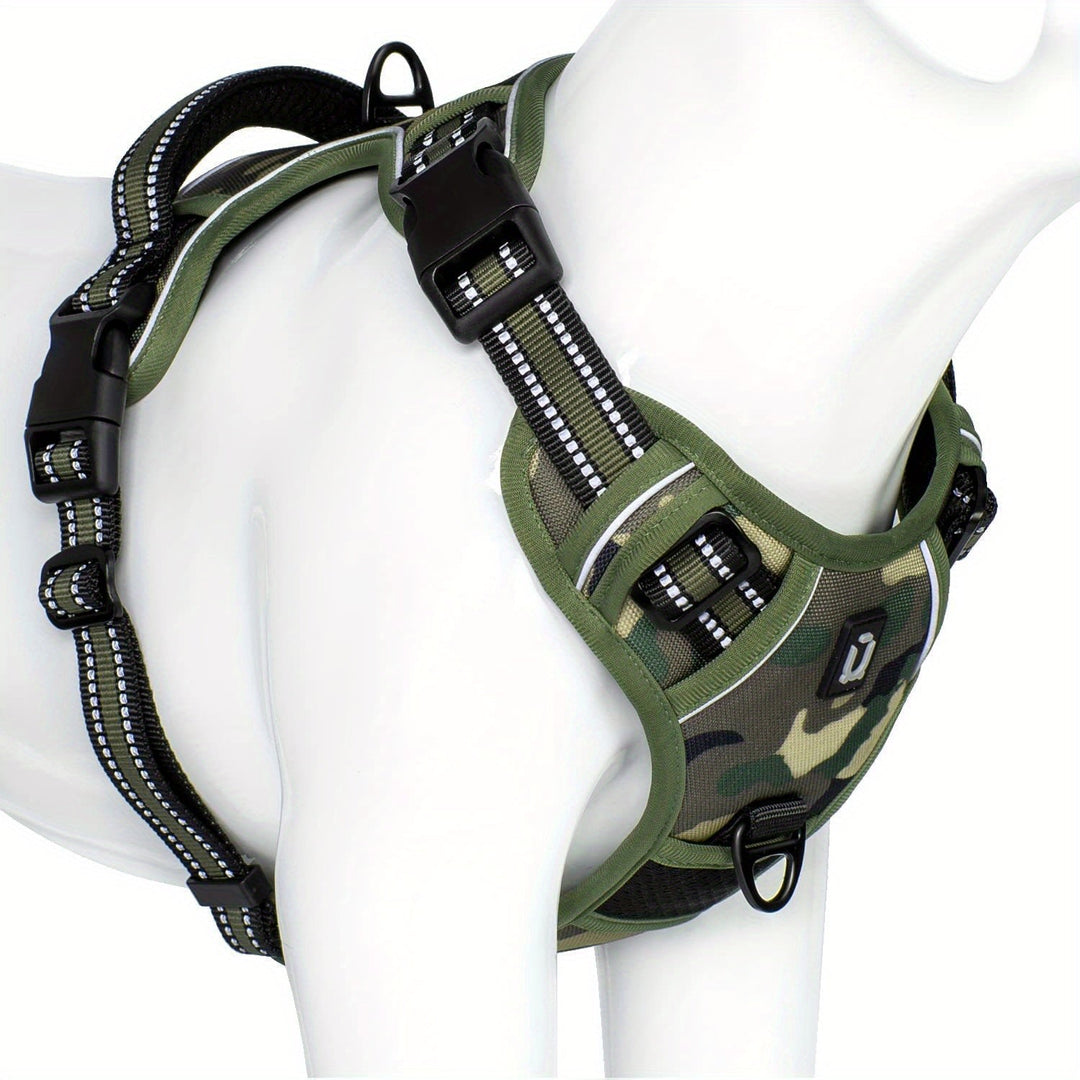 Dog Harness - SafeWalk-Army Green-S-State of Style