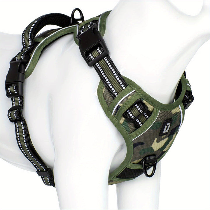Dog Harness - SafeWalk-Army Green-S-State of Style