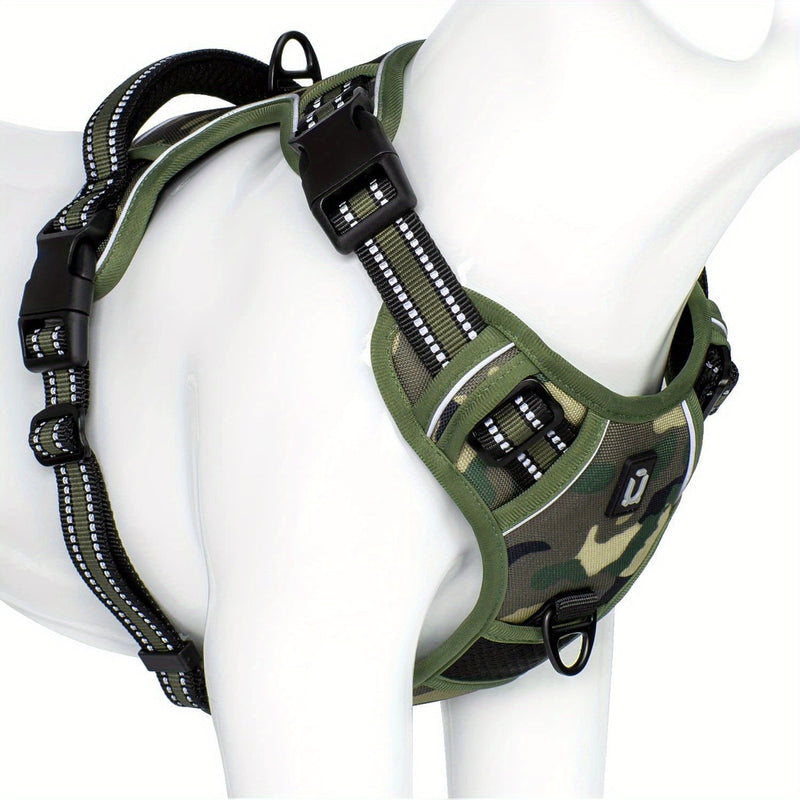Dog Harness - SafeWalk-Army Green-S-State of Style