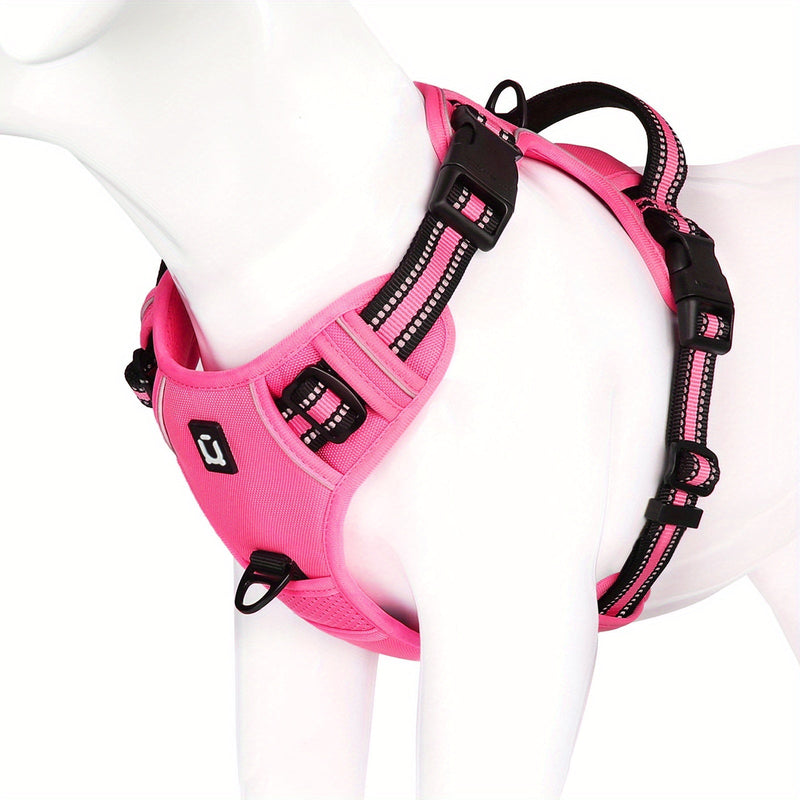 Dog Harness - SafeWalk-Bright Pink-S-State of Style