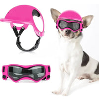 Dog Helmet and Goggles - RiderPaw-Pink-S-State of Style