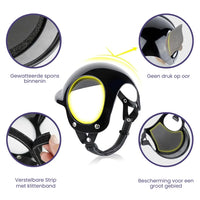 Dog Helmet and Goggles - RiderPaw-Red-S-State of Style