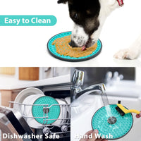 Dog Lick Mat – Feeding Bowl for Anxiety Relief-Blue-State of Style