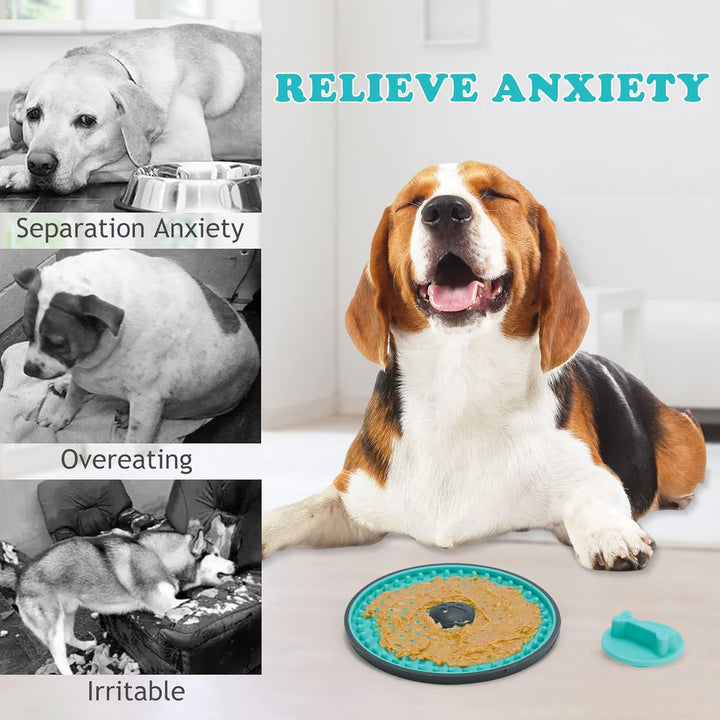 Dog Lick Mat – Feeding Bowl for Anxiety Relief-Blue-State of Style