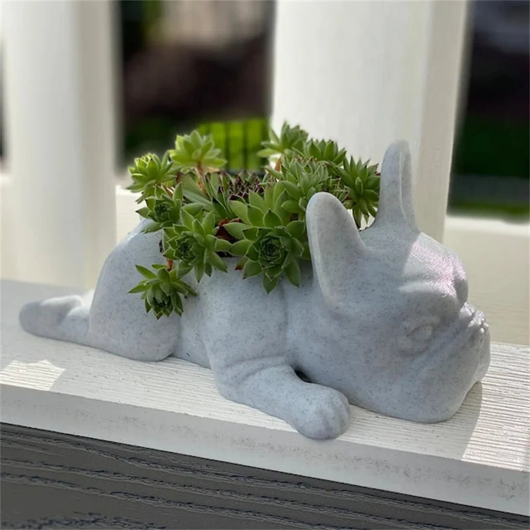 Dog Resin Succulent Planter - Buddy-State of Style