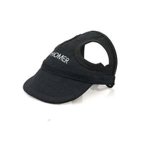 Dog Sun Cap for UV Protection-Black-S - Small dogs (weight under 10 kgs)-State of Style