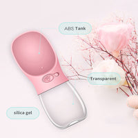 Dog Water Bottle for On the Go - HydroDog-Pink-350 ml-State of Style