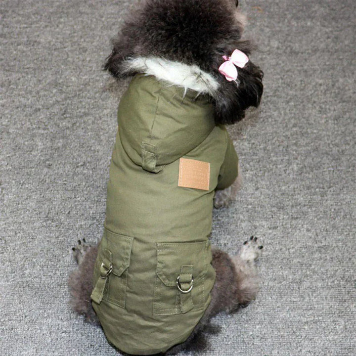 Dog Winter Coat - FrostPaws-Khaki-XS-State of Style