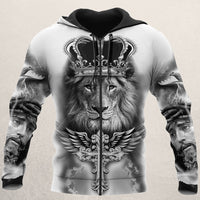 Dominic's Vest | Lion Head Vest for Men-Knitted Cardigan-XS-State of Style