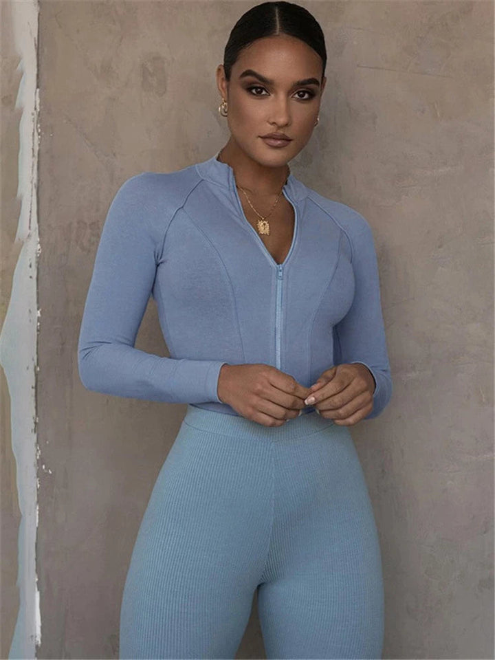 DonnasSuit | Bodysuit for Women-Blue-S-State of Style