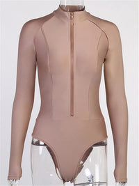DonnasSuit | Bodysuit for Women-Brown-S-State of Style
