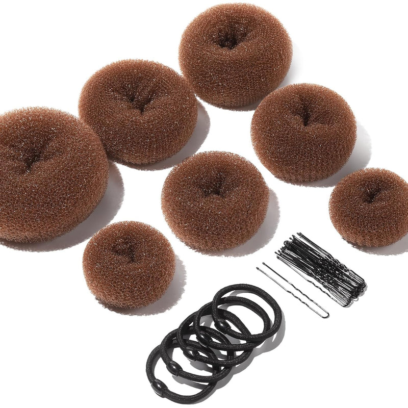 Donut Knot Maker Set – 7 Ringen & Accessoires-Bruin-State of Style
