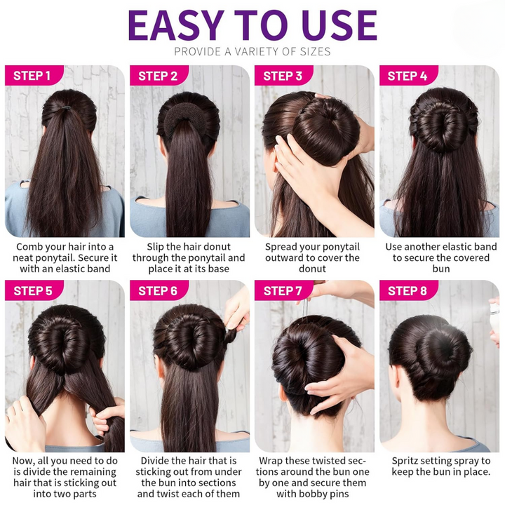 Donut Knot Maker Set – 7 Ringen & Accessoires-Chocolade-State of Style