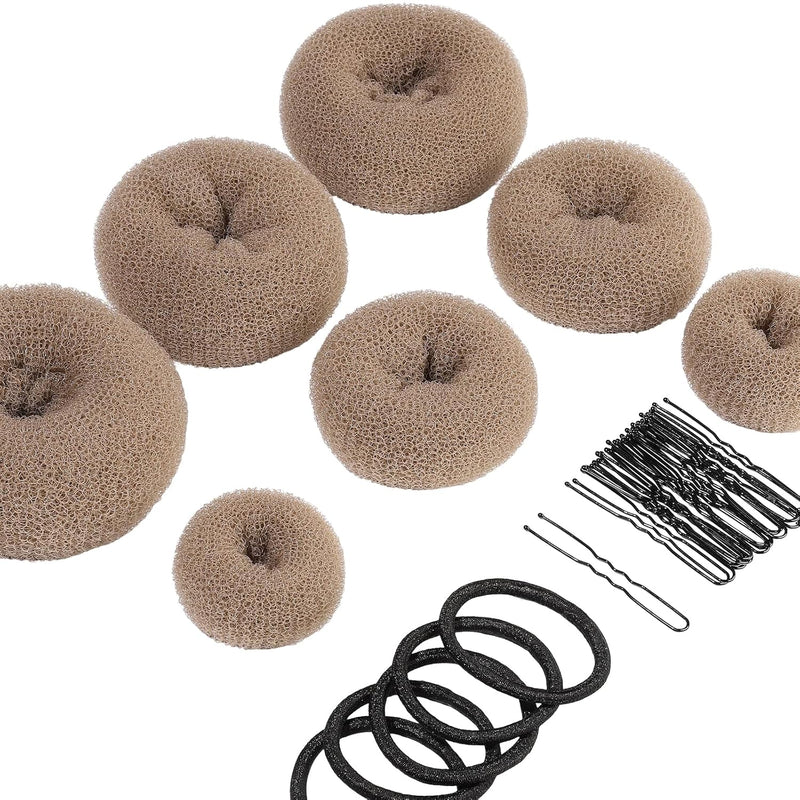 Donut Knot Maker Set – 7 Ringen & Accessoires-Khaki-State of Style