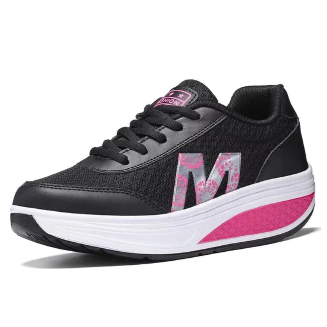 DoorsSneakers | Sneakers with Raised Sole-Black-4.5-State of Style