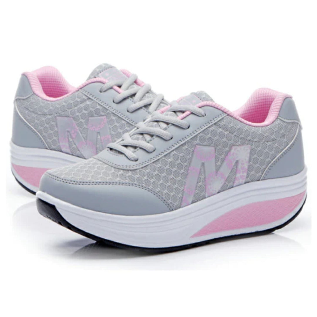 DoorsSneakers | Sneakers with Raised Sole-Grey-4.5-State of Style