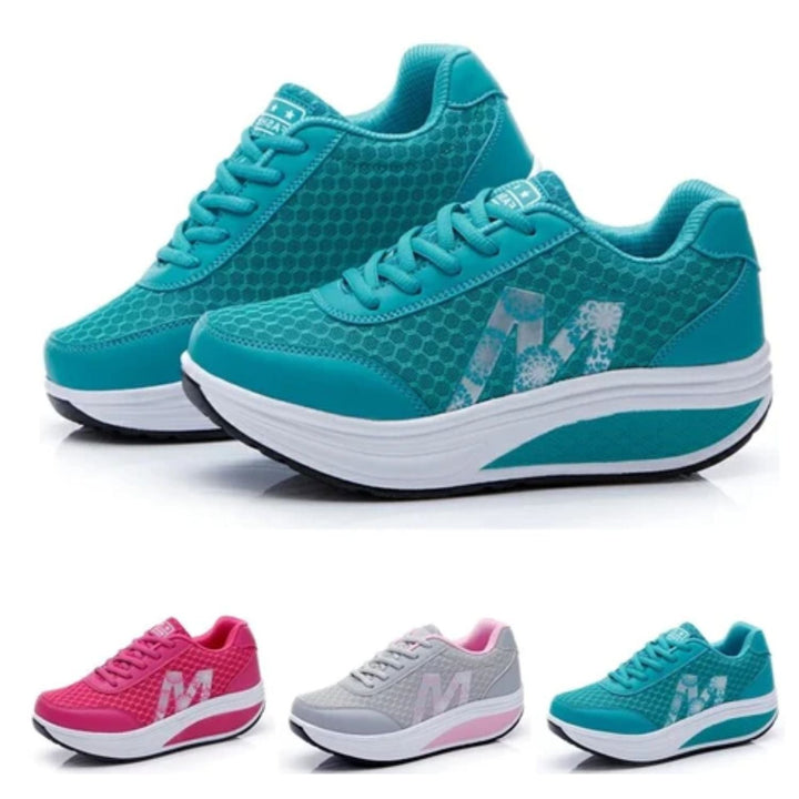 DoorsSneakers | Sneakers with Raised Sole-Pink-4.5-State of Style