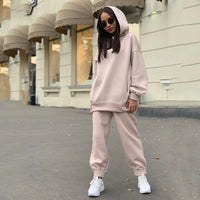 DoortjesPakje | Tracksuit for Women | Sporty & Comfortable-Beige-S-State of Style