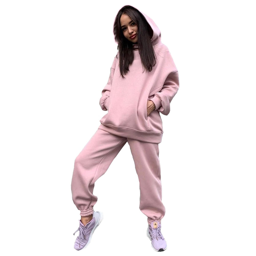DoortjesPakje | Tracksuit for Women | Sporty & Comfortable-Pink-S-State of Style