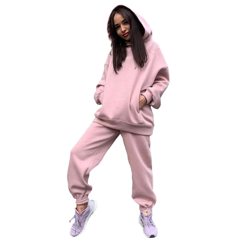 DoortjesPakje | Tracksuit for Women | Sporty & Comfortable-Pink-S-State of Style