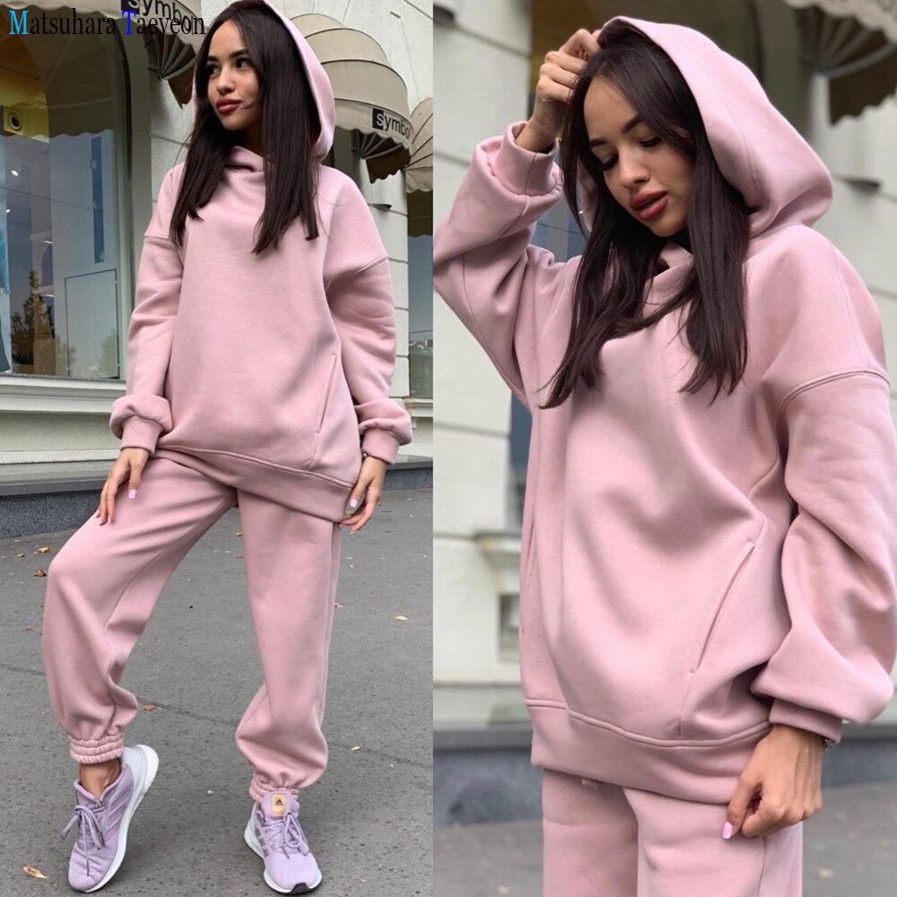 DoortjesPakje | Tracksuit for Women | Sporty & Comfortable-Pink-S-State of Style