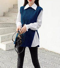 DoortjesSet | 2-Piece Set for Women | Sweater & Trousers-Brown-S-State of Style