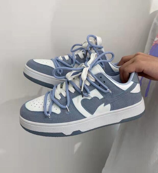 DoortjesSneakers | Women's Sneakers | Stylish & Comfortable-White-Blue-5.0-State of Style