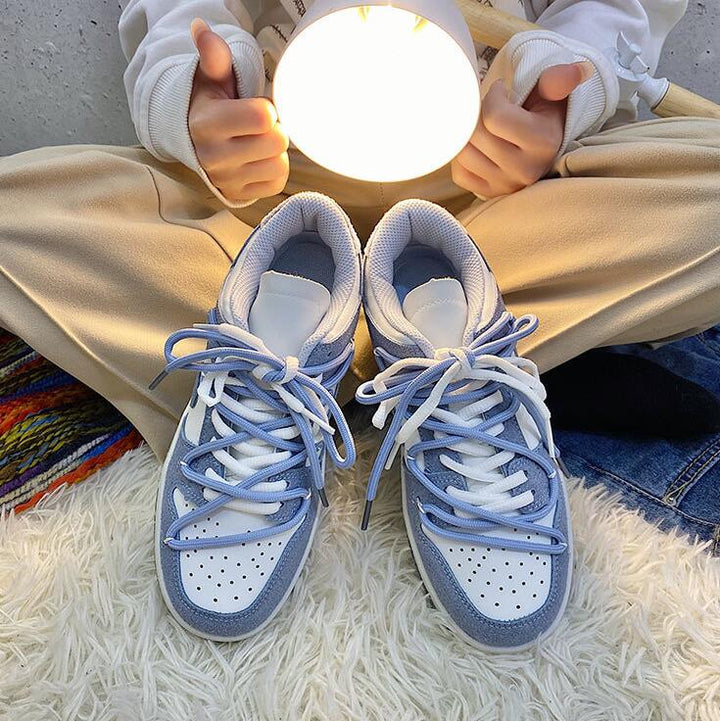 DoortjesSneakers | Women's Sneakers | Stylish & Comfortable-White-Blue-5.0-State of Style