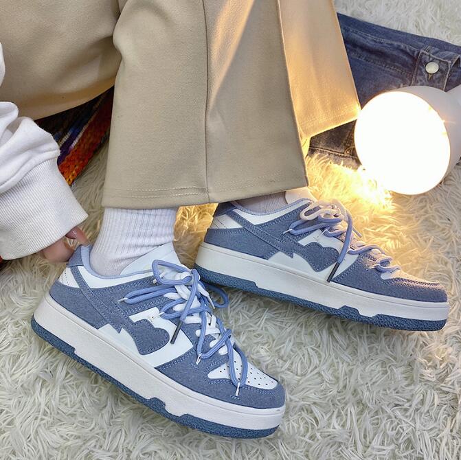 DoortjesSneakers | Women's Sneakers | Stylish & Comfortable-White-Blue-5.0-State of Style