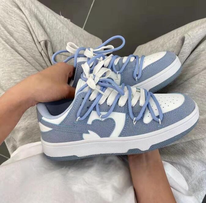 DoortjesSneakers | Women's Sneakers | Stylish & Comfortable-White-Blue-5.0-State of Style