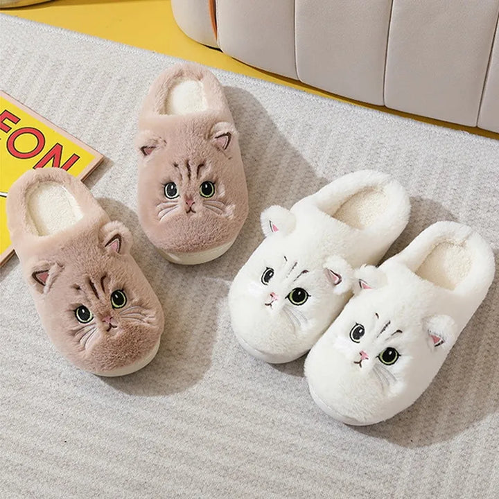 Dorie Slippers | Warm and Cute-White-5.0-6.0-State of Style