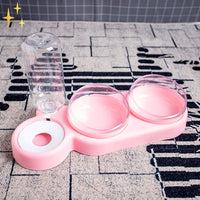 Double Bowl with Automatic Water Filler - HydraFeeder-Pink-State of Style