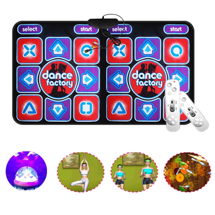 Double Dance Mat with Remote – RhythmFlex-State of Style