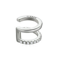 Double Ear Cuff - Clara-Silver-State of Style