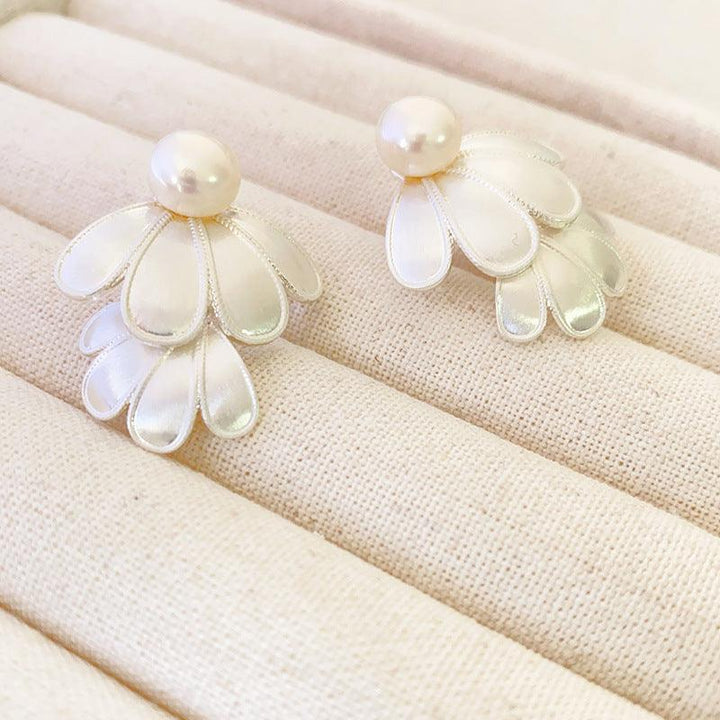 Double Layered Petal Earrings - Lunara-State of Style