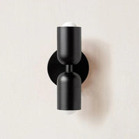 Double LED Wall Lamps - DualGlow-Black-State of Style