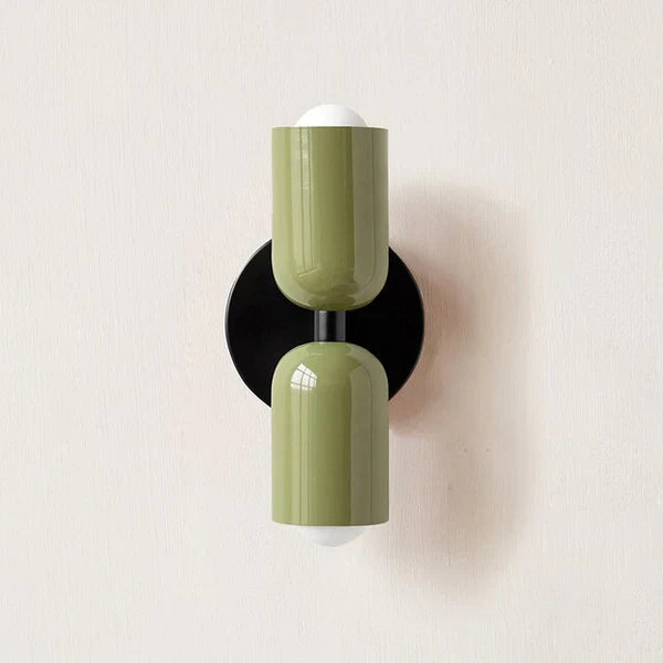 Double LED Wall Lamps - DualGlow-Green-State of Style