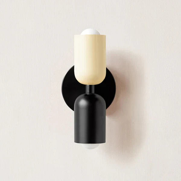 Double LED Wall Lamps - DualGlow-White / Black-State of Style