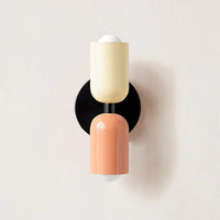 Double LED Wall Lamps - DualGlow-White / Pink-State of Style