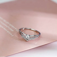 Double Ring | Adjustable Band | Elegant Women's Jewellery-Silver-6.5-State of Style