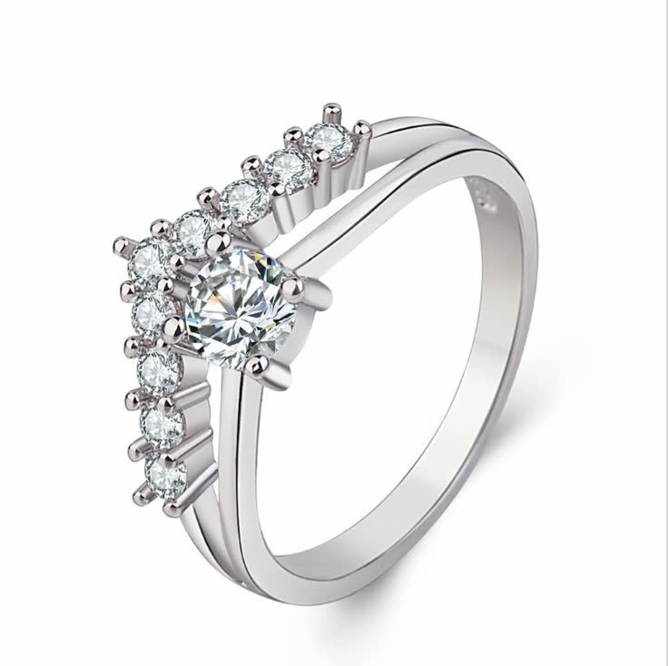 Double Ring | Adjustable Band | Elegant Women's Jewellery-Silver-6.5-State of Style