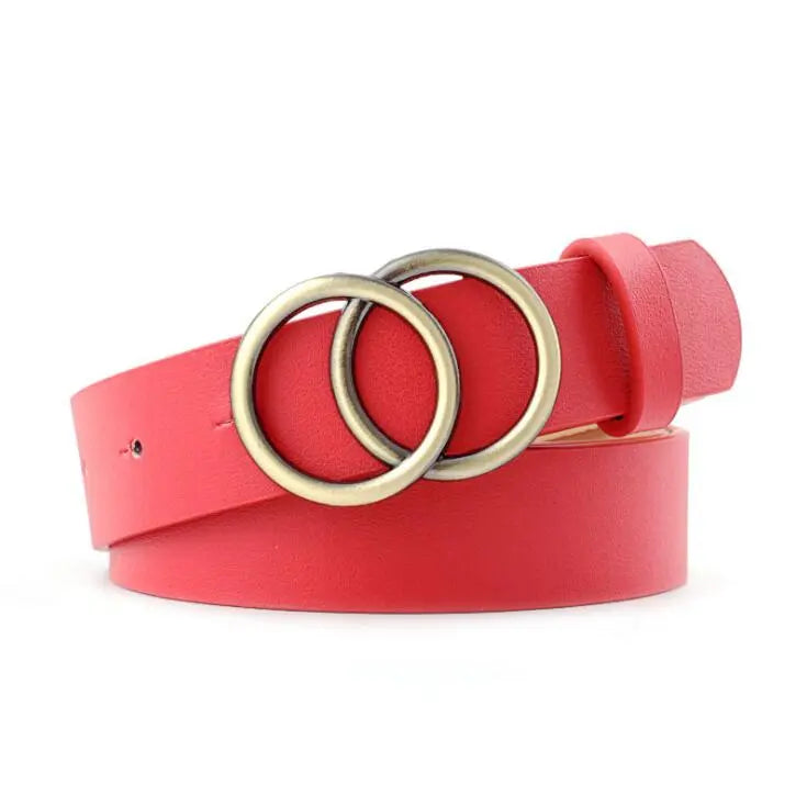Double Ring Designer Belt – A Stylish Detail for Your Everyday Look!-A1 Copper Ring-State of Style