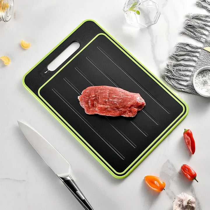 Double-Sided Chopping Board with Defrosting Plate - BladeBoard-State of Style