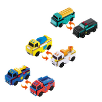 Double-Sided Flip Cars for Imaginative Play - FlipWheels-Construction Vehicles-State of Style